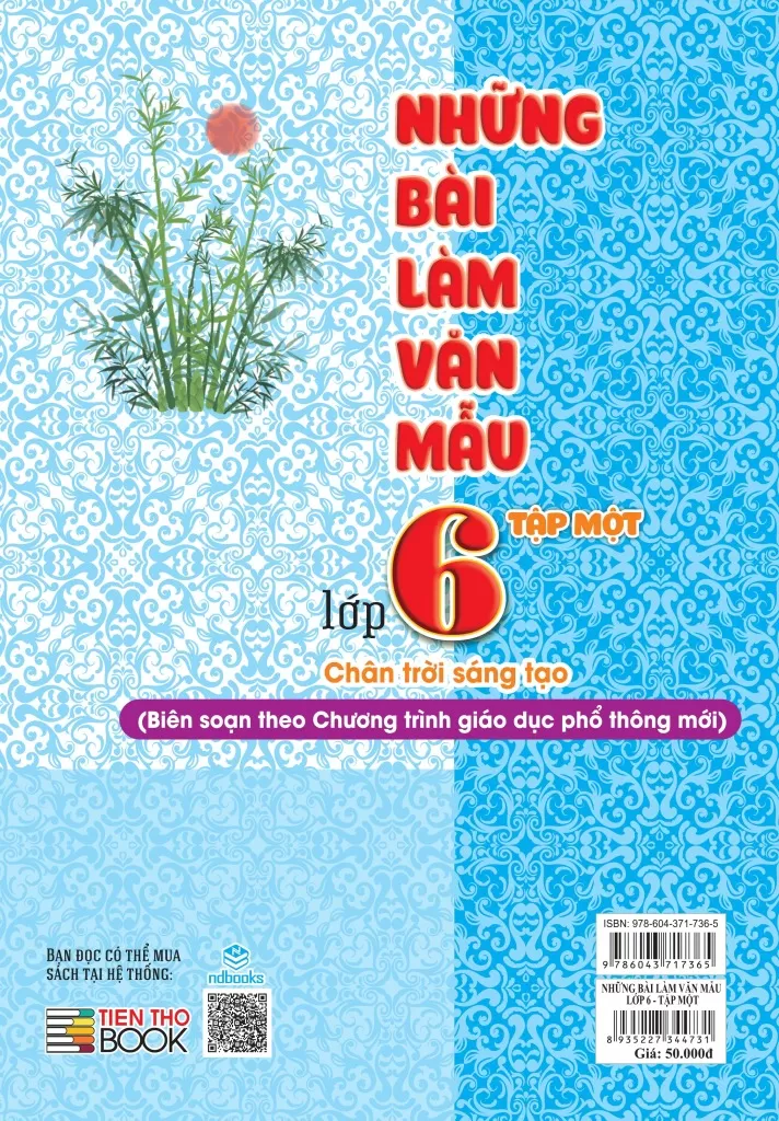 NHỮNG BÀI LÀM VĂN MẪU LỚP 6 - TẬP 1 (Bám sát SGK Chân trời sáng tạo)